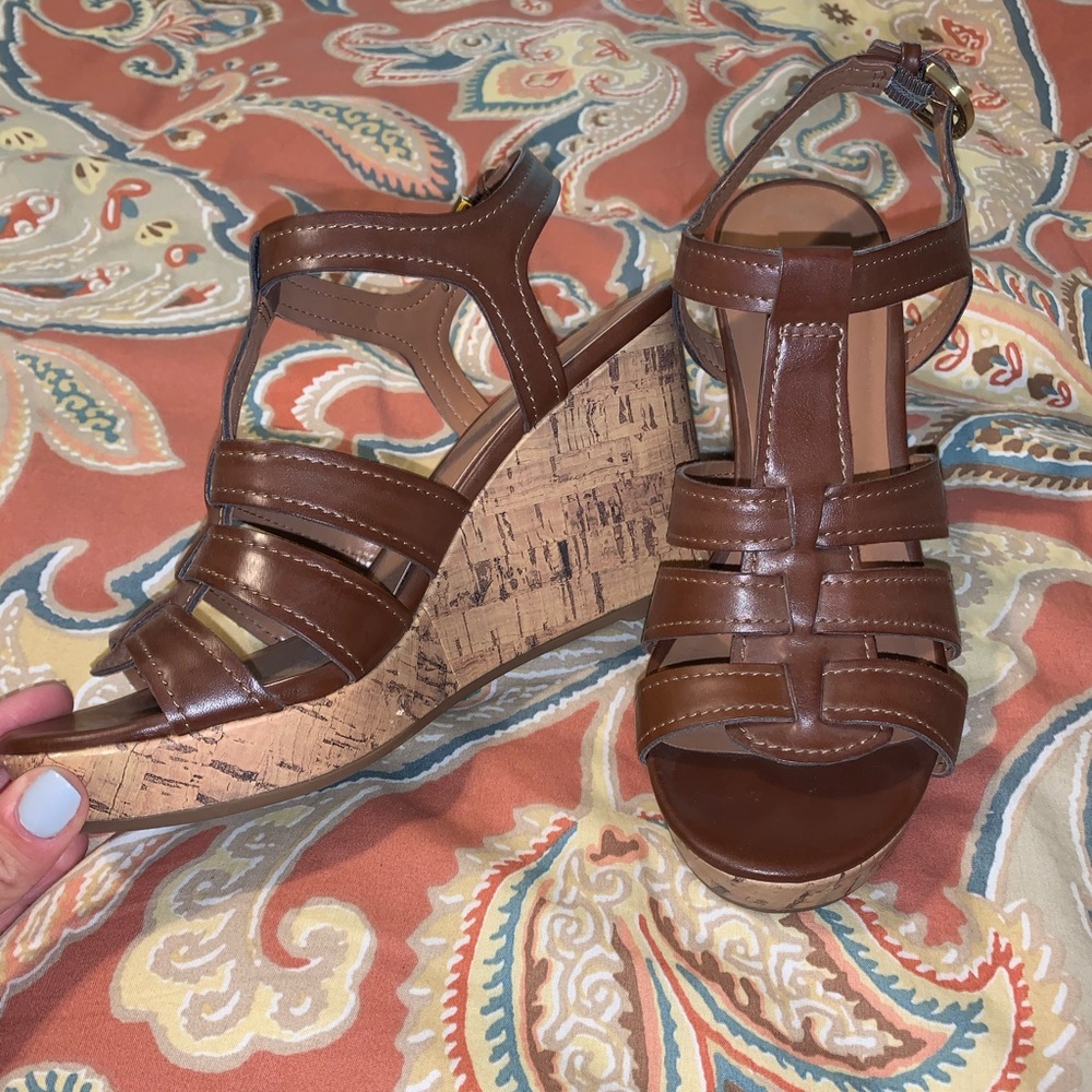 Franco Sarto Comfy Cork Wedges (Ss 6)